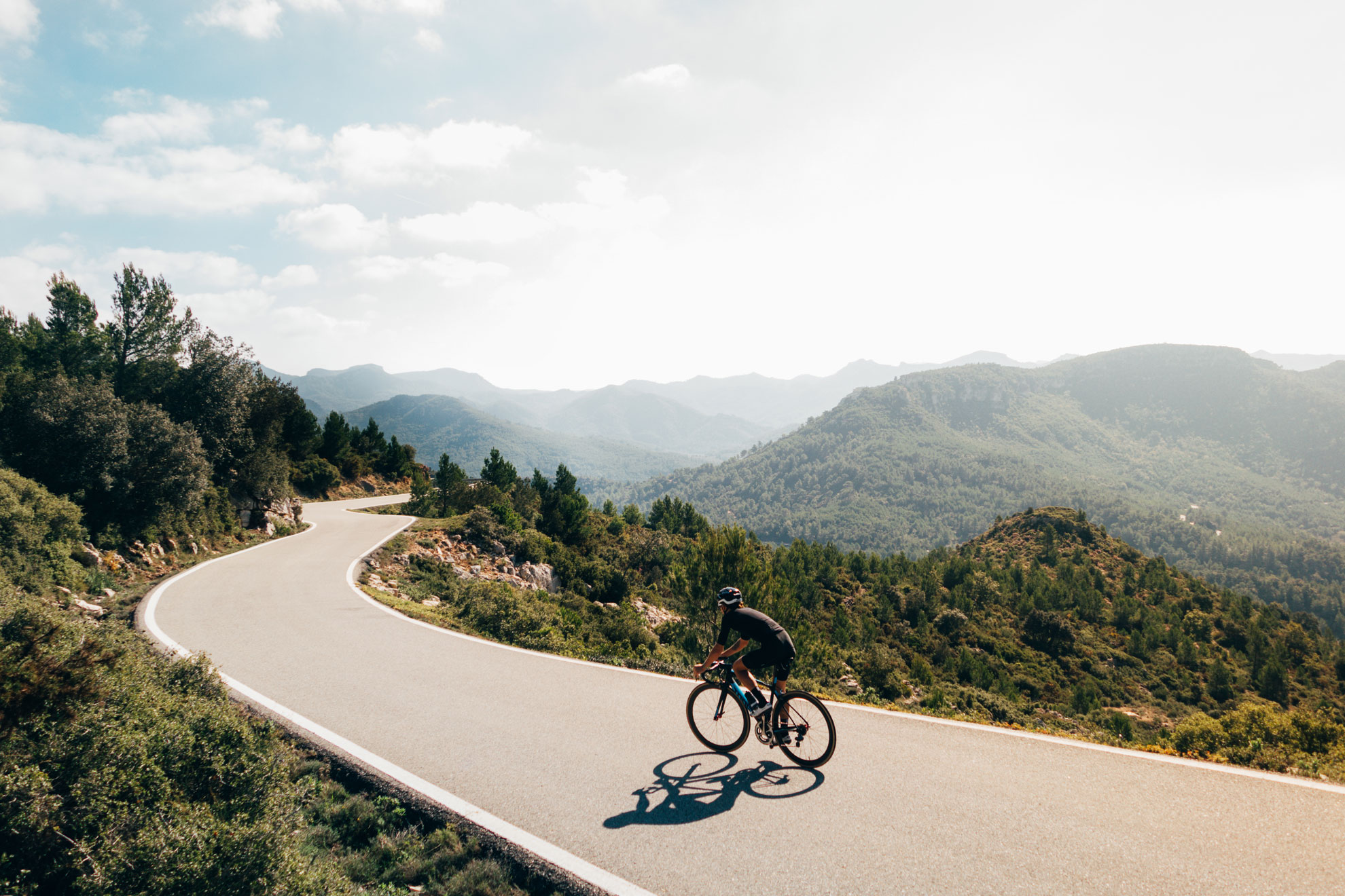 uscita lunga ciclismo primavera su strada