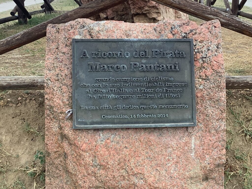 Monumento Marco Pantani - Foto originale scattata da Ciclismo Oltre la Corsa a Cesenatico